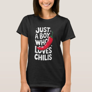 Camiseta Pimenta Just Um Menino Que Ama Pimentas