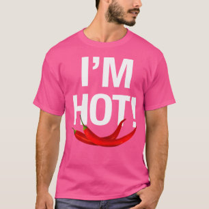 Camiseta Pimenta Malagueta EU Estou Quente Amante de Comida