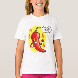 Camiseta Pimenta Muito Picante, por Natasha Us