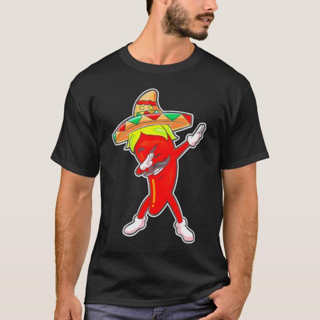 Camiseta Pimenta-Pimenta-Pimenta-Pimenta-Quente-Mexicana (Frente)