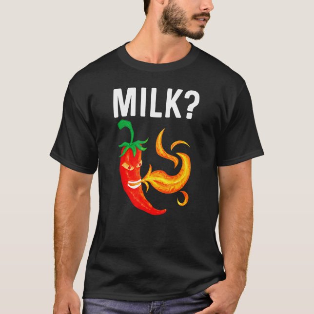 Camiseta Pimenta-Pimento Para Homens Salva-Pão Vermelha (Frente)