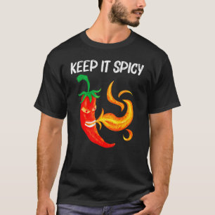 Camiseta Pimenta-Pimento Para Homens Salva-Pão Vermelha