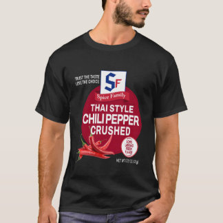 Camiseta Pimenta Tailandesa Esmagada Temática de Halloween