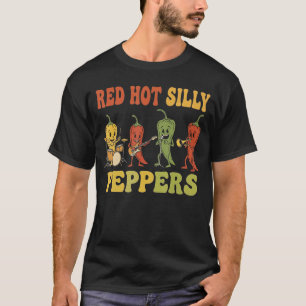 Camiseta Pimenta Vermelha Picante Divertida Banda Silly Pep