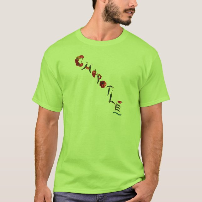 Camiseta Pimentas de pimentão de Chipotle (Frente)