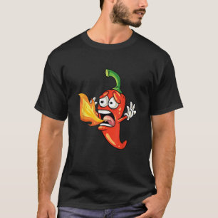 Camiseta Pimentões Quentes Engraçados Extra Sharp Barbecue 