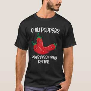 Camiseta Pimentos Chili Red Hot Spicper Pimenta Comem Pão M