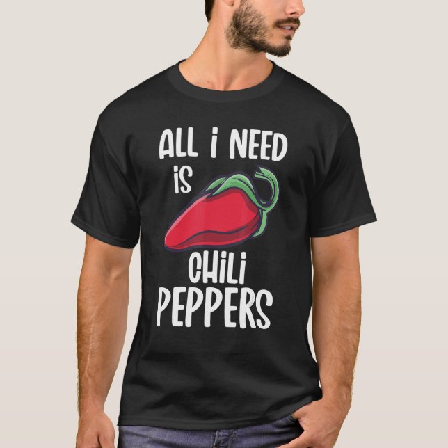 Camiseta Pimentos Chili Red Hot Spicper Pimenta Comem Pão M (Frente)