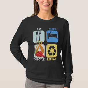 Camiseta Pimentos Chipotle Molce Chili Salsa Powder Queso F
