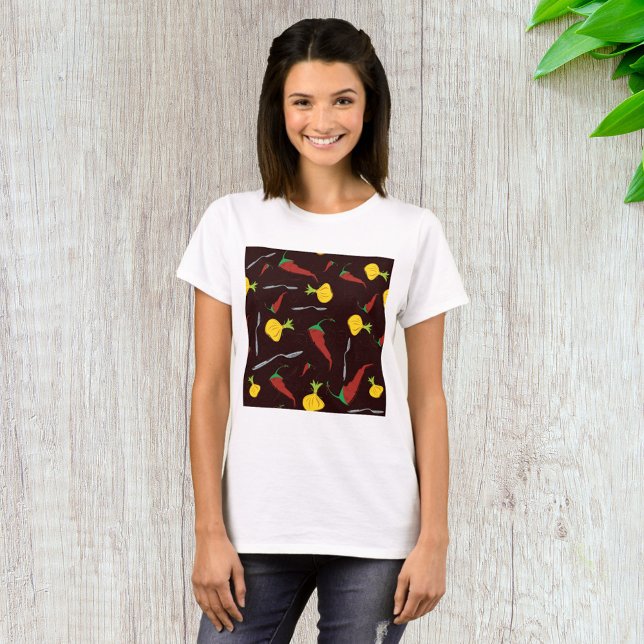 Camiseta Pimentos E Cebolas (Criador carregado)