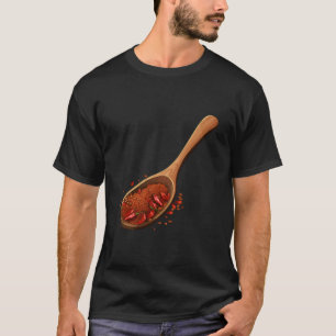 Camiseta Pimentos picantes de pimenta quente, secos