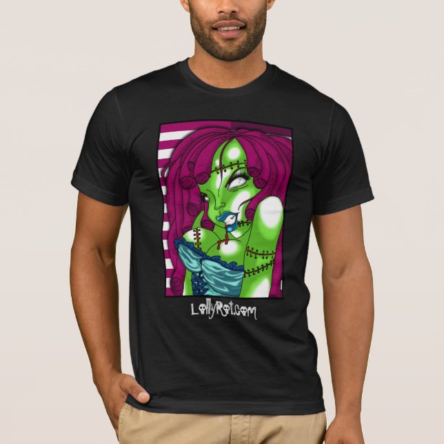 Camiseta Pin-acima do zombi (Frente)