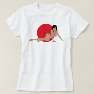 Camiseta Pin-Acima T-Shrit dos desenhos animados
