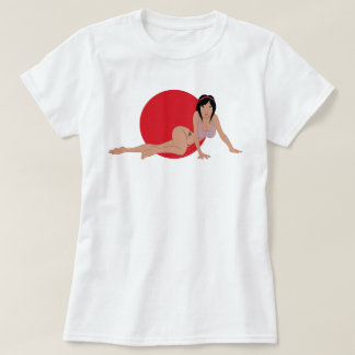 Camiseta Pin-Acima T-Shrit dos desenhos animados