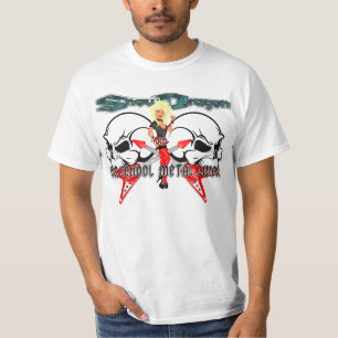 Camiseta Pin da velha escola de SnowDragon acima