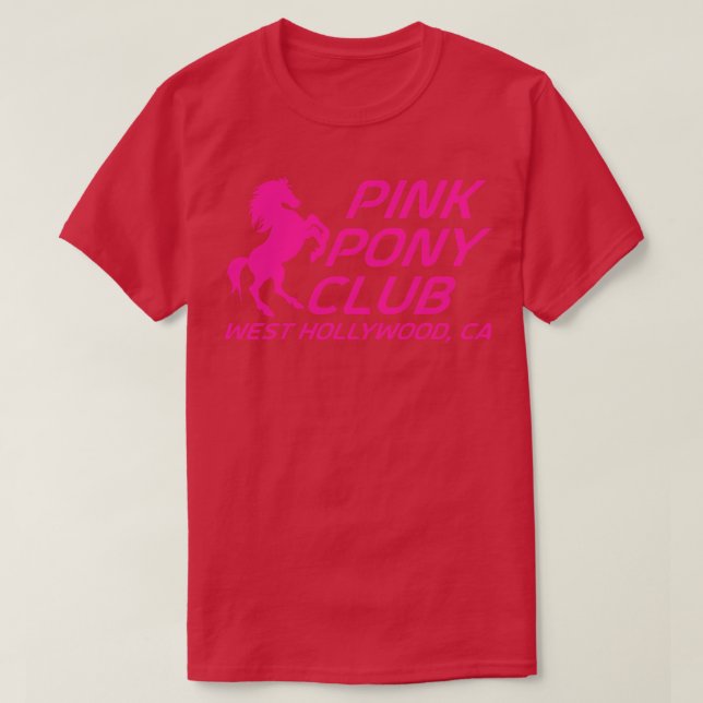 Camiseta Pin Pink Pony Club (Frente do Design)