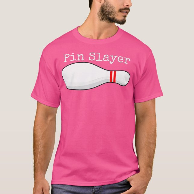 Camiseta Pin Slayer Bowling Funny Graphic Strikes Turkeys (Frente)