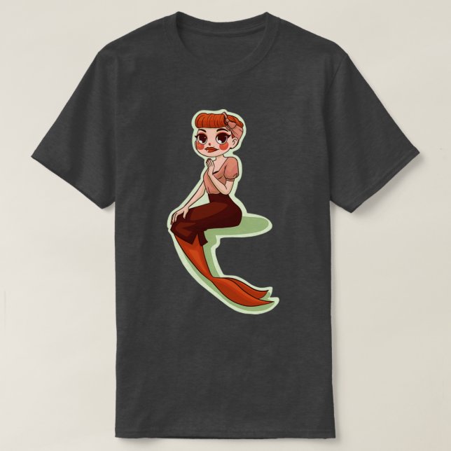 Camiseta Pin up sermaid 2 (Frente do Design)
