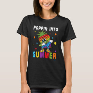 Camiseta Pinapple Pop It Poppin' Em Férias De Verão