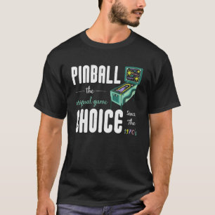 Camiseta Pinbal Operado Com Placa De Moedas Retro Gráfico D