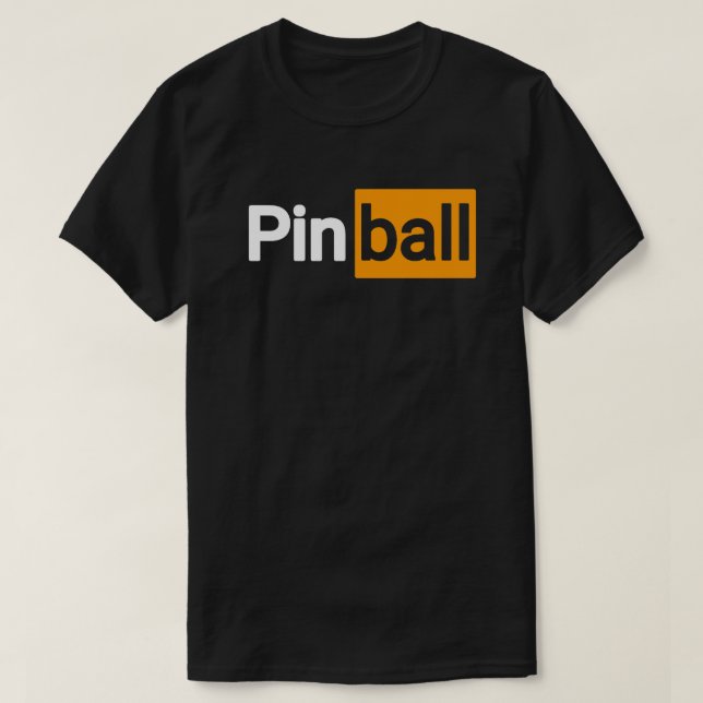 Camiseta Pinball (Frente do Design)