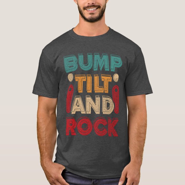 Camiseta Pinball Bumpilt And Rock girl (Frente)