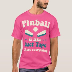 Camiseta Pinball corrige tudo o jogo engraçado