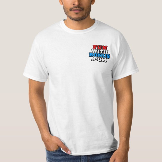 Camiseta #pinball dianteiro do bolso de FunWithBonus.com - (Frente)