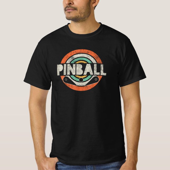 Camiseta Pinball Game Vintage (Frente)