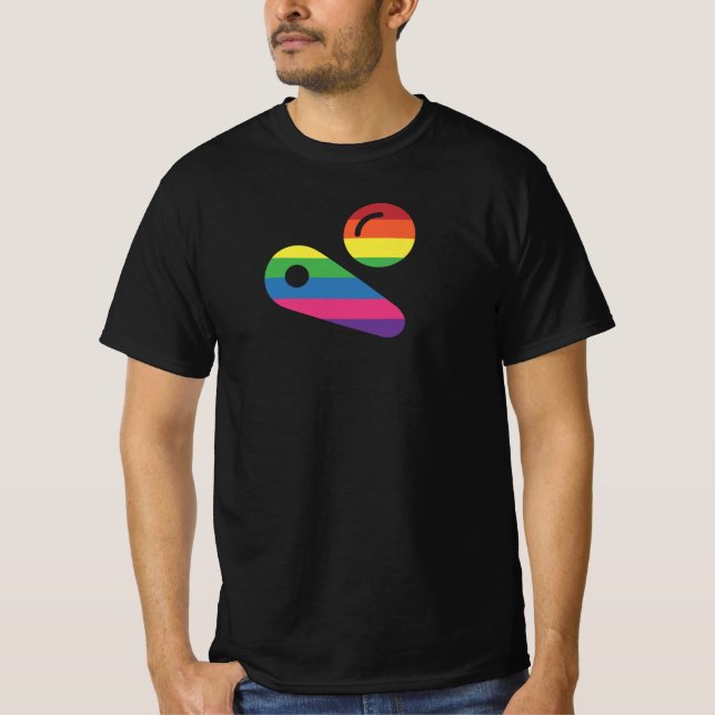 Camiseta Pinball LGBT Player (Frente)