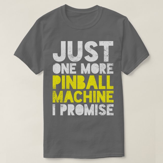 Camiseta Pinball Machine (Frente do Design)