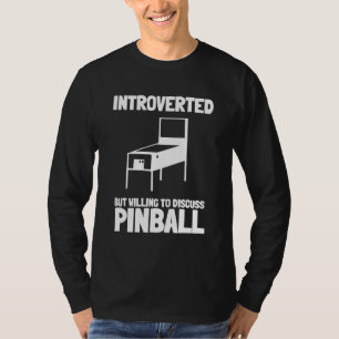 Camiseta Pinball Machine E Arcade Game Machine - Apresentad