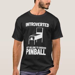 Camiseta Pinball Machine E Arcade Game Machine - Apresentad