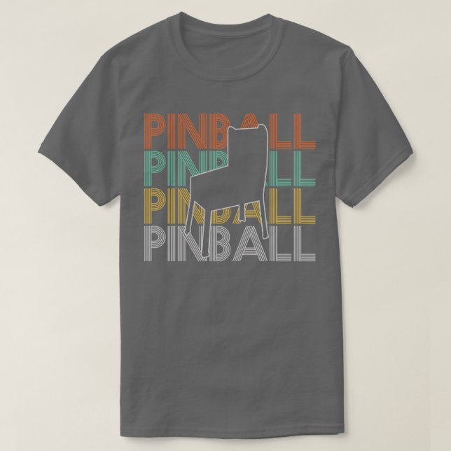 Camiseta Pinball Pinball Machine (Frente do Design)