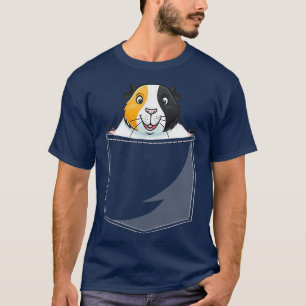 Camiseta Pinça-branca no bolso