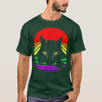 Pinças de Gato Negra Arco-Íris Brilhante LGBT