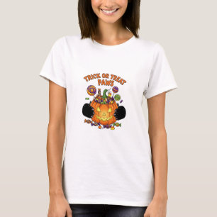 Camiseta Pinças de truque ou de tratamento - Mulher Gato de