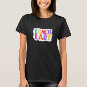 Camiseta Pincel Colorida do Esquadrão de Almoço