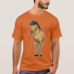Camiseta Pincel de Pintura com Pincel de Cavalo