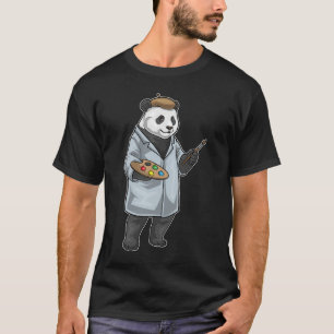 Camiseta Pincel de pintura do pintor Panda