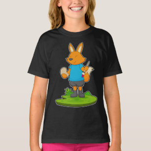Camiseta Pincel de pintura Fox