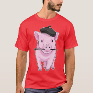 Camiseta Pincel de pintura para suínos