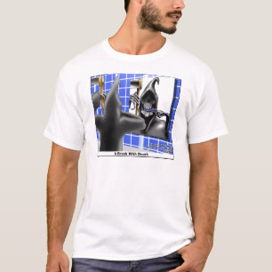 Camiseta Pincel do Ceifador Divertido C/Camiseta da Morte