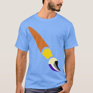 Camiseta Pincel do Orgulho Asexual