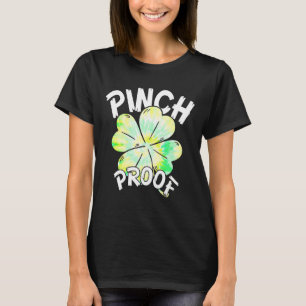 Camiseta Pinch Proof Dia de São Patrício Tie Dye Lucky Sham