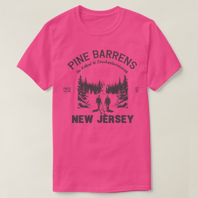 Camiseta Pine Barrens (Frente do Design)