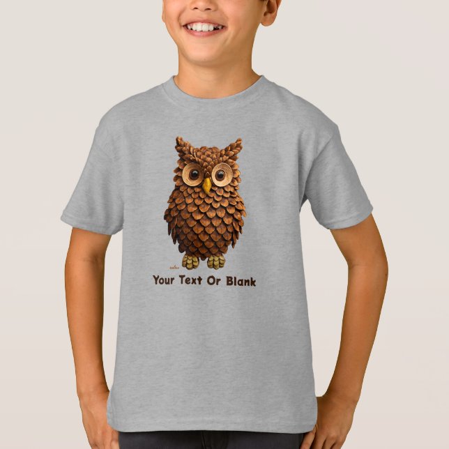 Camiseta Pine Cone Owl (Frente)