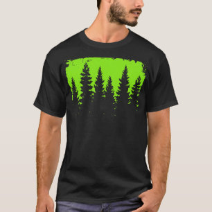 Camiseta Pine Forest Silhouette Streetwear