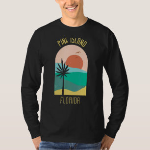 Camiseta Pine Island Florida Boho Vintage Vacation Souveni
