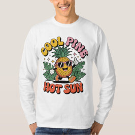 Camiseta Pine Legal Sol Quente Vibrações de Verão Retro